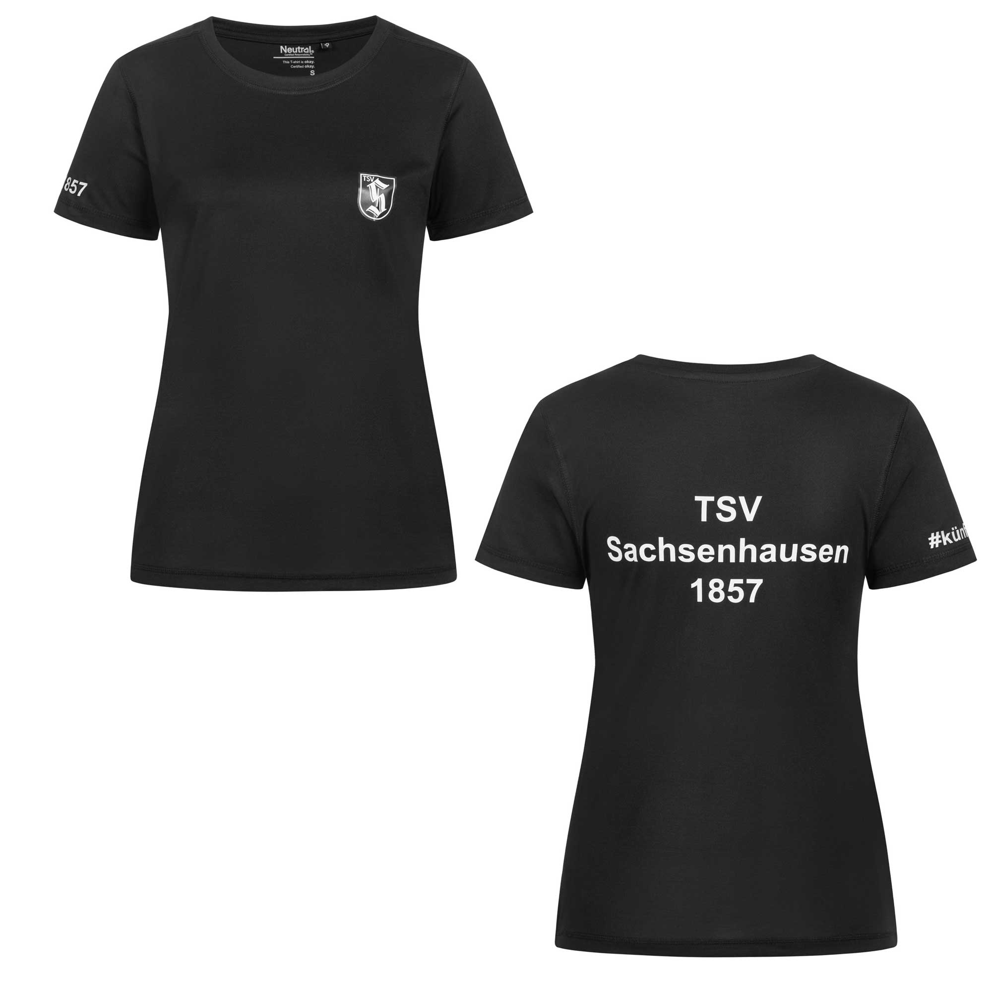 Performance T-Shirt Damen schwarz