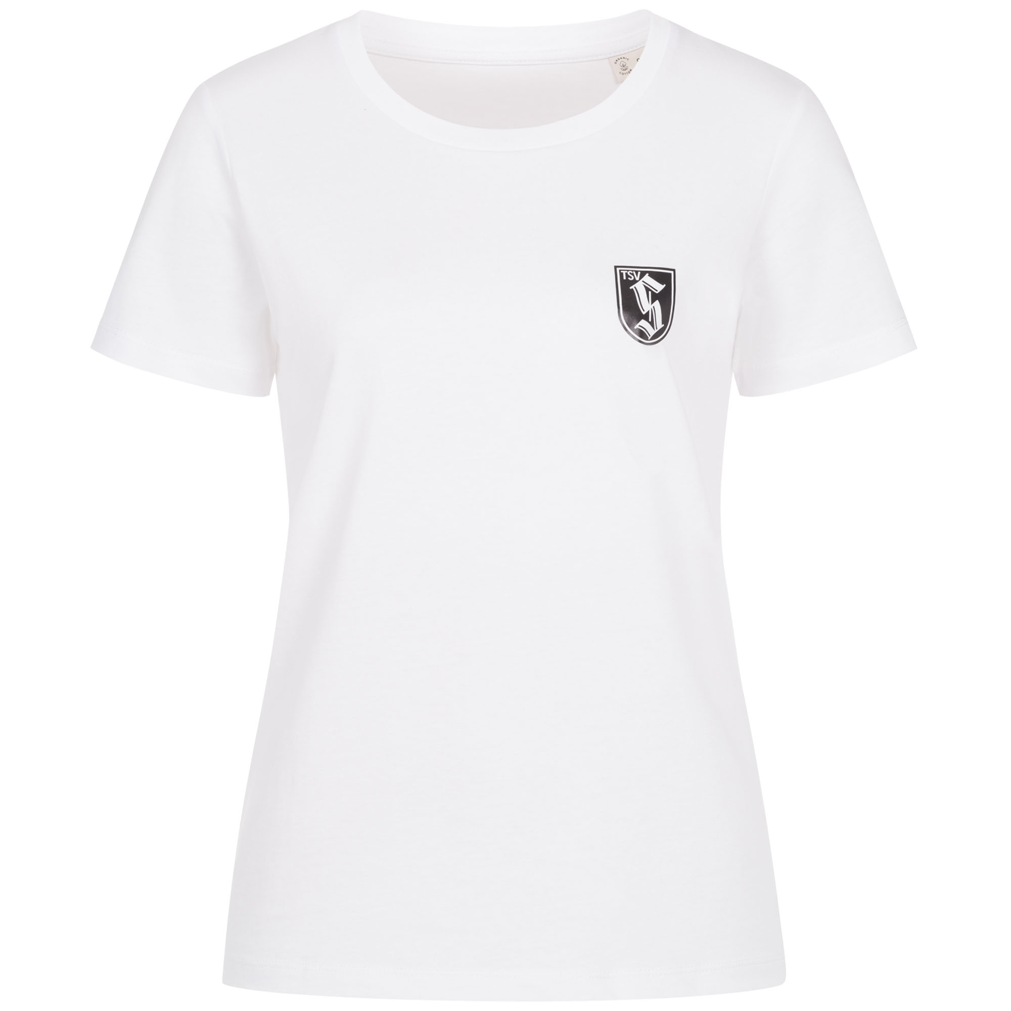 Damen-T-Shirt weiss mit Druck Logo TSV