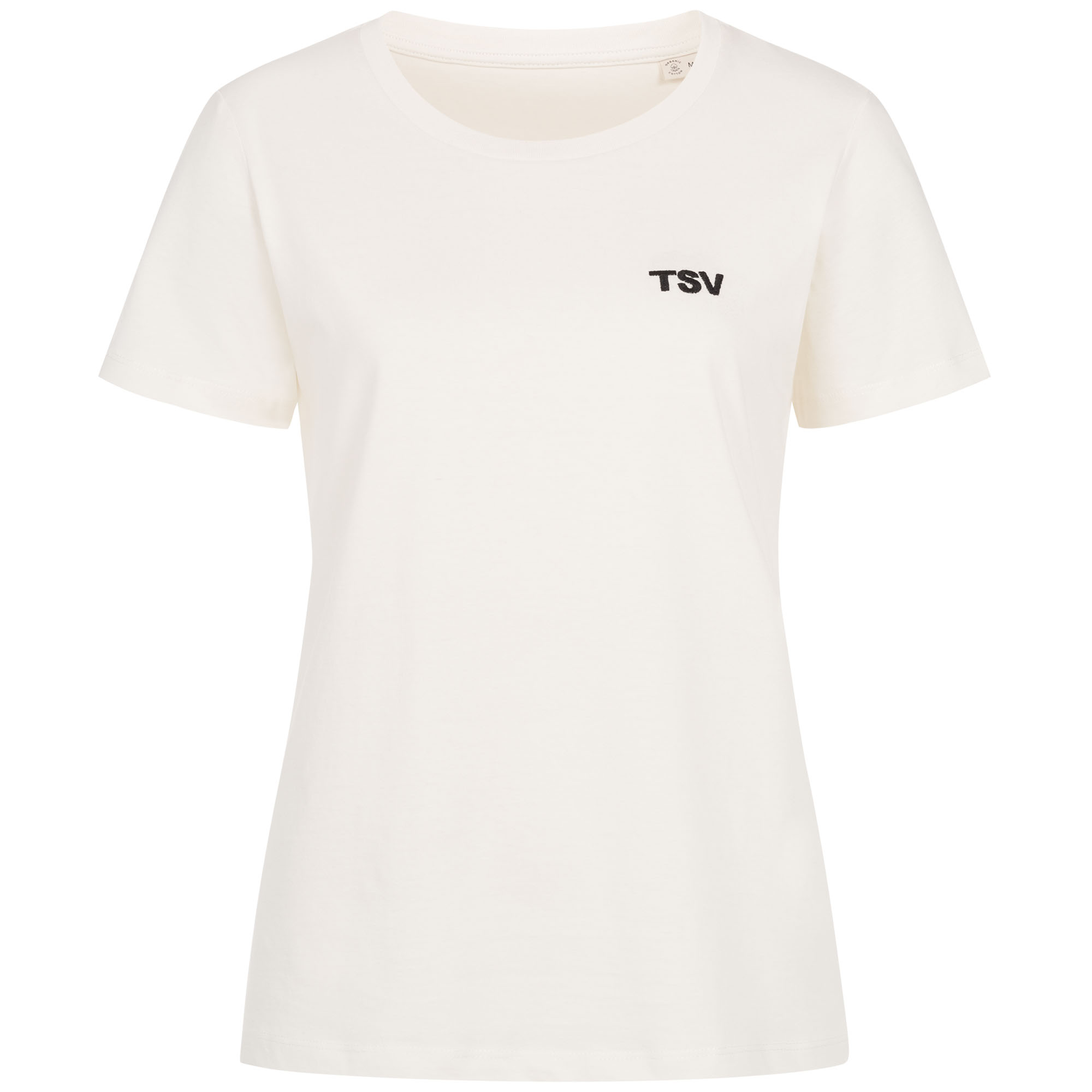 Damen-T-Shirt ivory mit Stick "TSV"