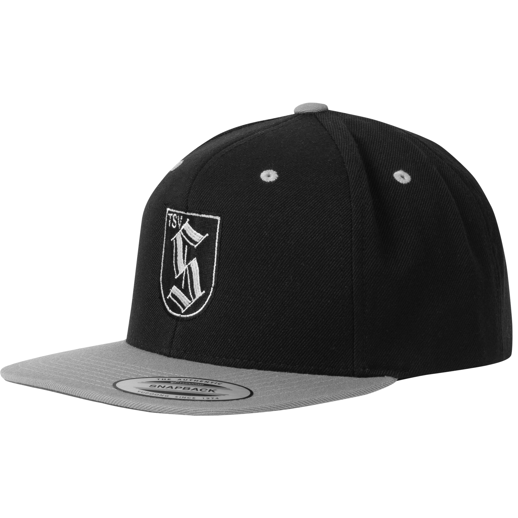 Classic Snapback black/silver mit Stick Logo TSV