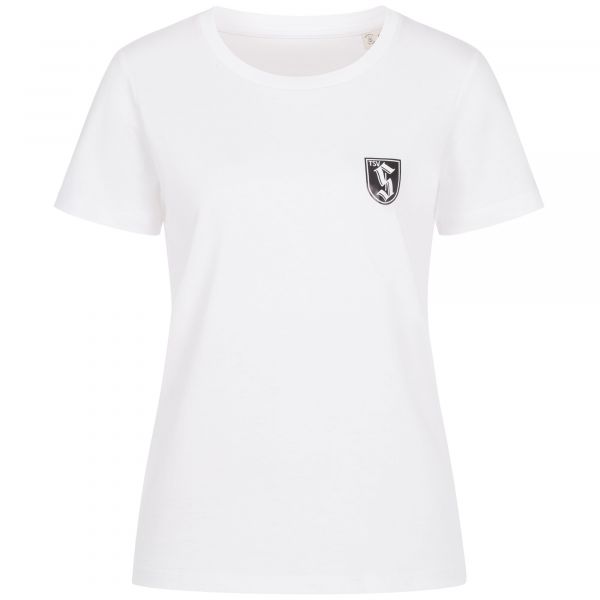 Artikelbild 1 des Artikels Damen-T-Shirt weiss mit Druck Logo TSV 