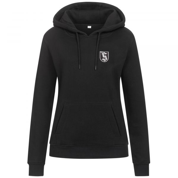 Artikelbild 1 des Artikels Organic Hoodie Damen schwarz mit Stick Logo TSV 