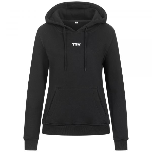 Artikelbild 1 des Artikels Organic Hoodie Damen schwarz mit Stick "TSV"